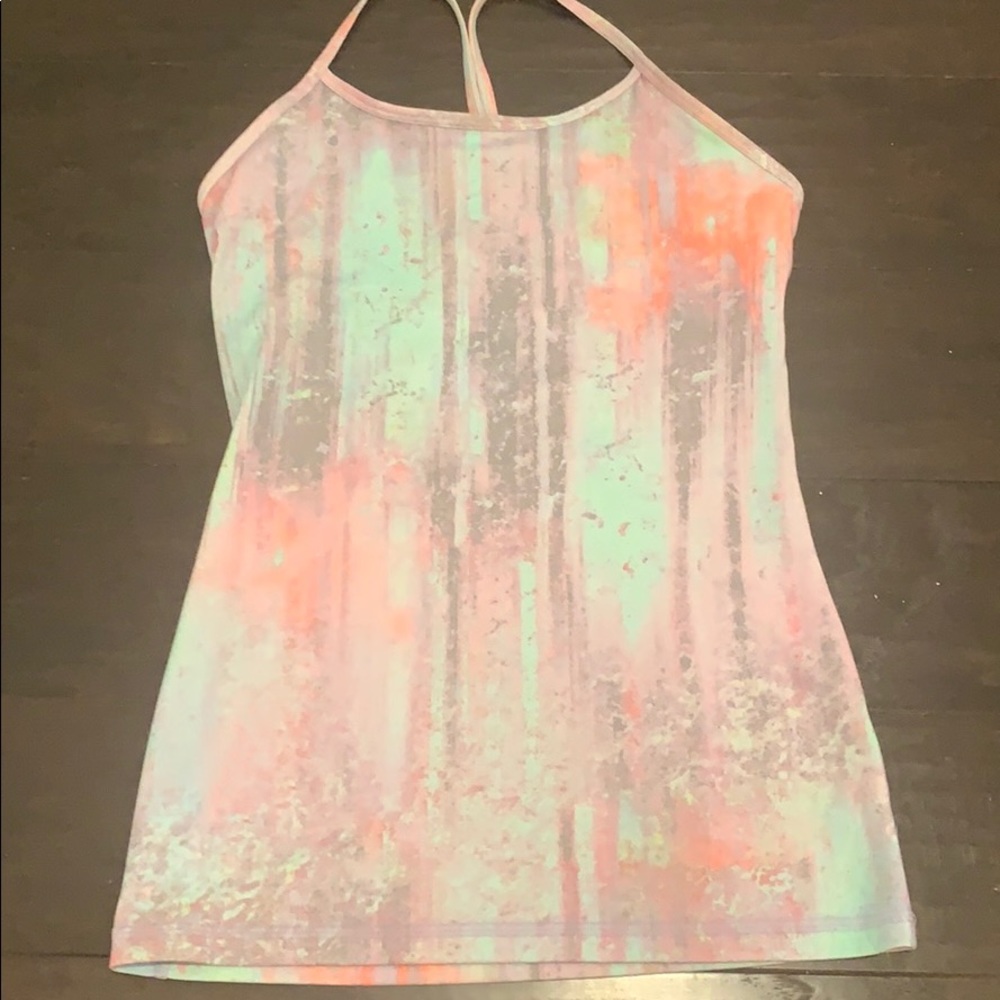 ivivva girls water color tank top